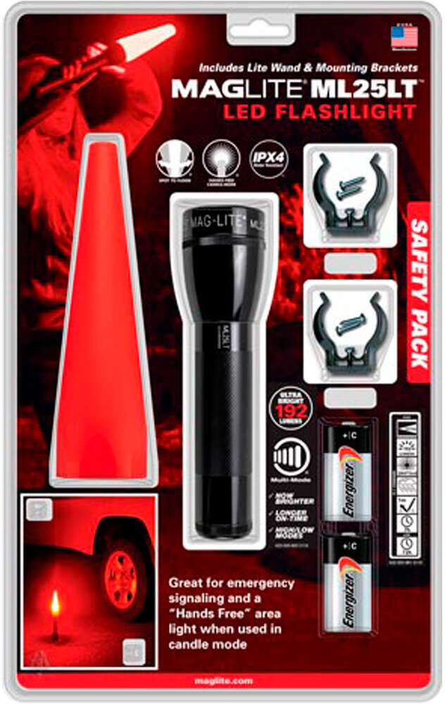 Maglite equipo seguridad led ml25: linterna led ml25 multifuncin linterna  (UNICA)