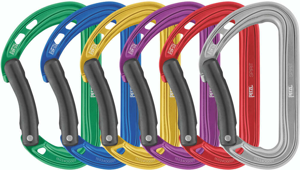 Petzl spirit 6 pack mosquetón escalada  (UNICA)