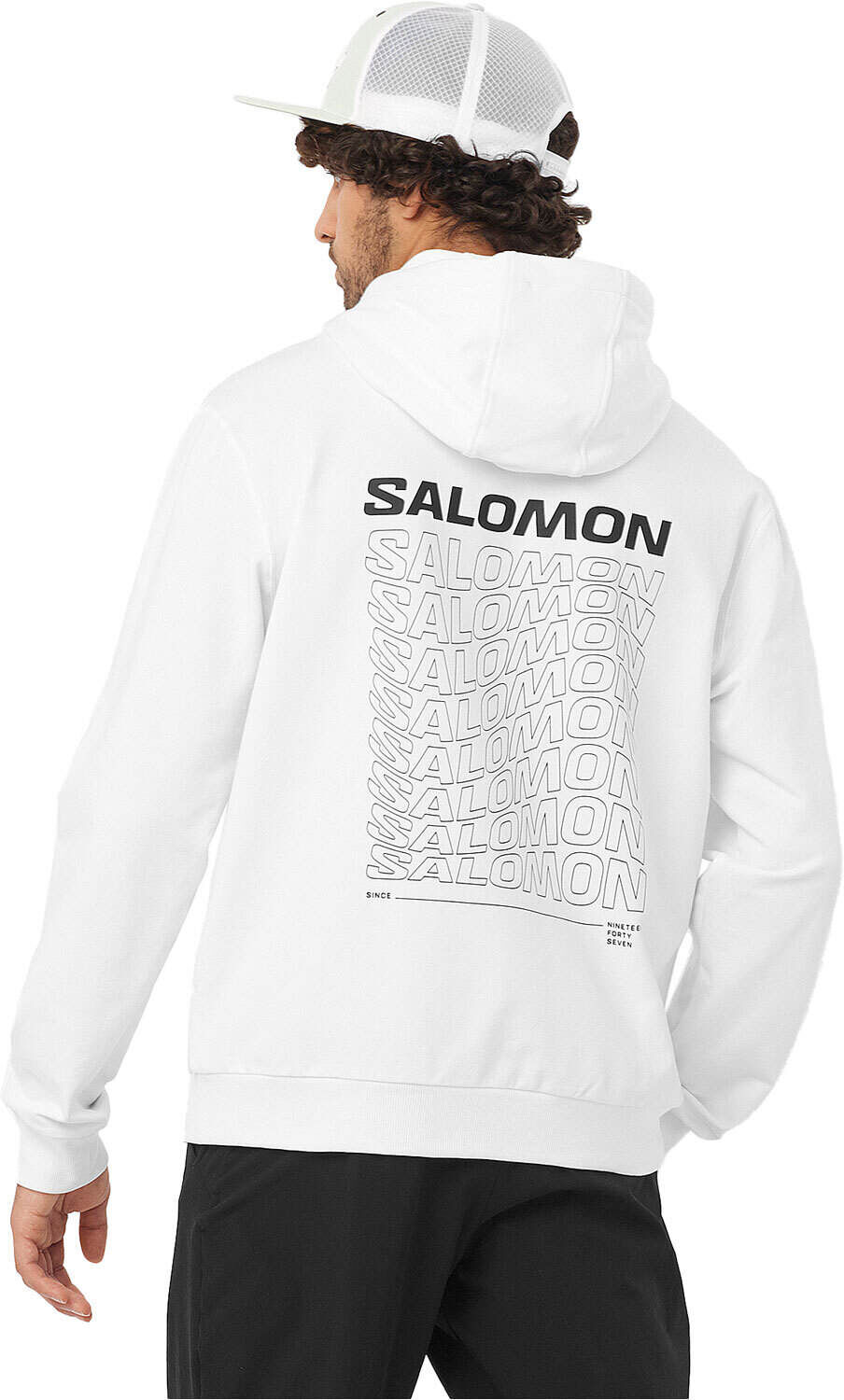 Salomon perf pull over Sudaderas Montaña Hombre Blanco (XL)