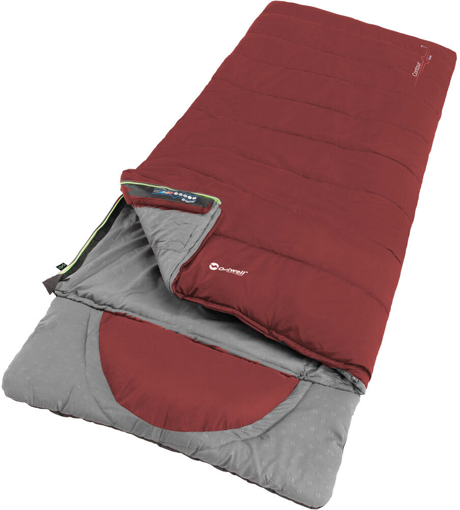 Outwell contour lux saco de dormir Rojo (UNICA)