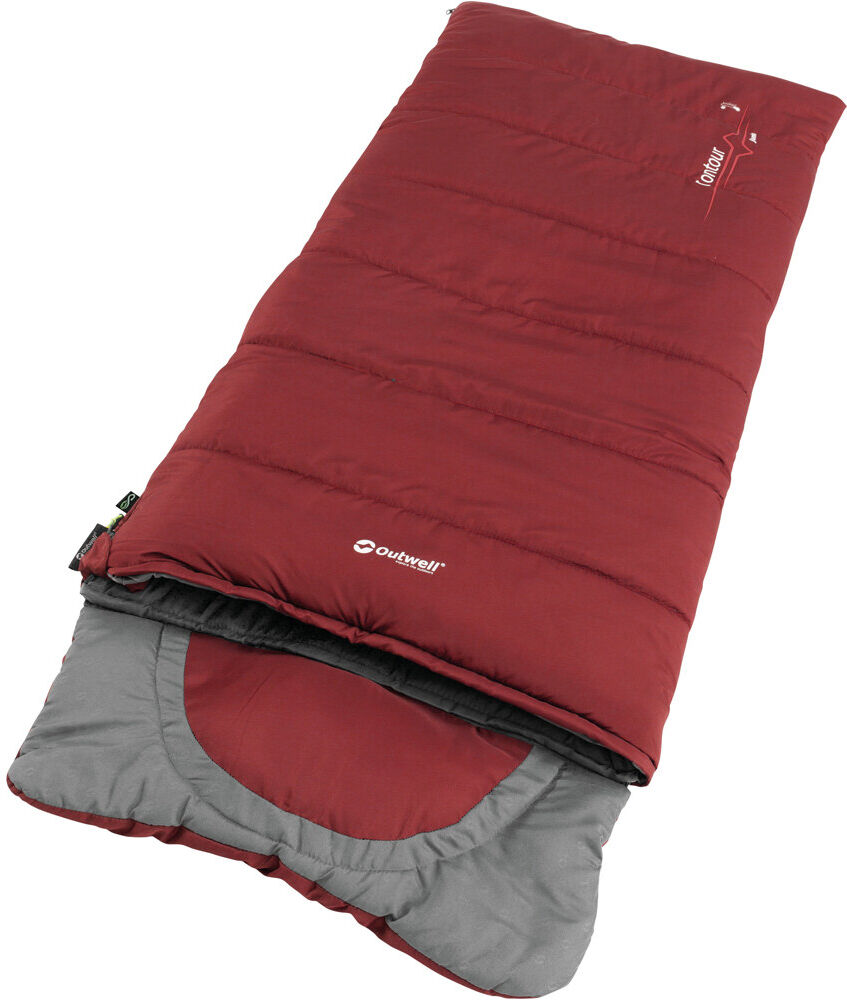 Outwell contour junior saco de dormir Rojo (UNICA)