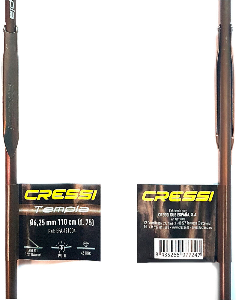 Cressi Sub varilla templa650mm 110cm f 75  (UNICA)