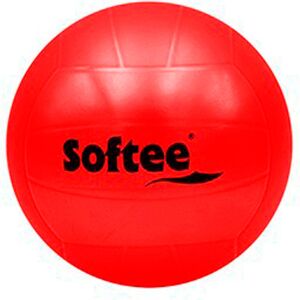 Softee baln medicinal pvc liso agua 25kg balón medicinal Rojo (UNICA)