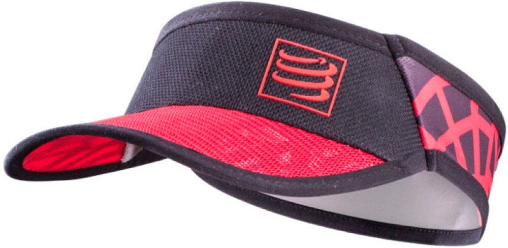 Compressport spiderweb ultralight visor gorra running Rojo (UNICA)