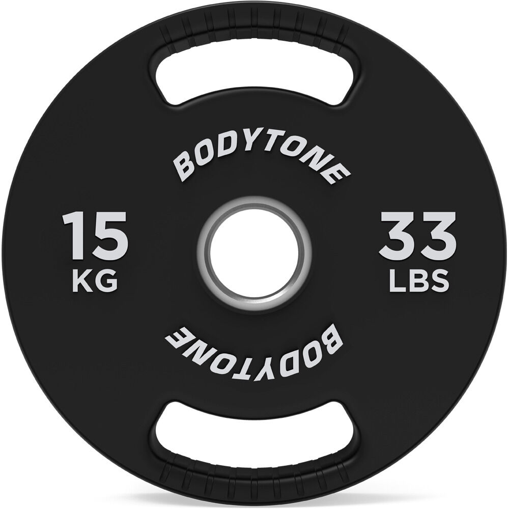 Bodytone olimpico uretano 15kg  50mm disco pesas  (UNICA)
