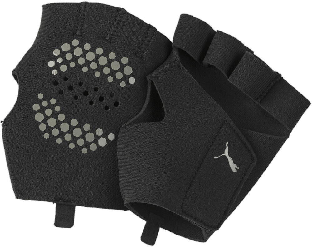 Puma tr ess premium grip gloves guante halterofilia Negro (M)