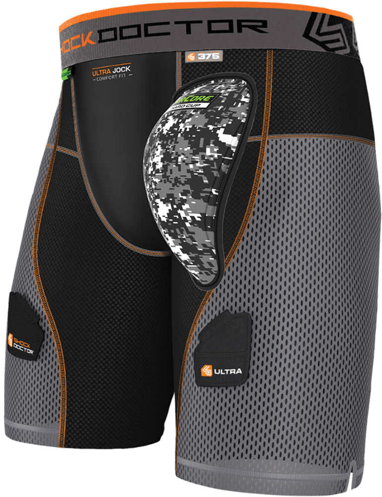 Shock Doctor aircore ultra powerstride hockey short with aircore hard cup coquilla