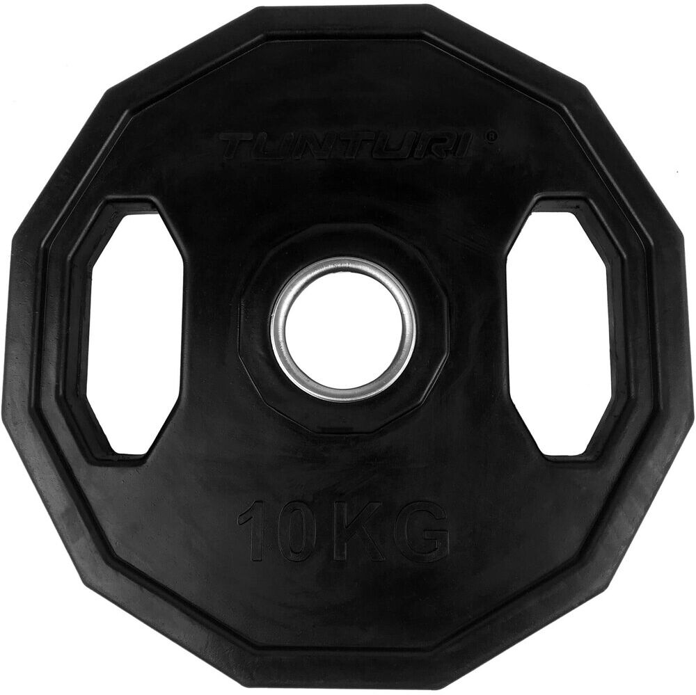 Tunturi olympic rubber plate 10 kg disco pesas  (UNICA)