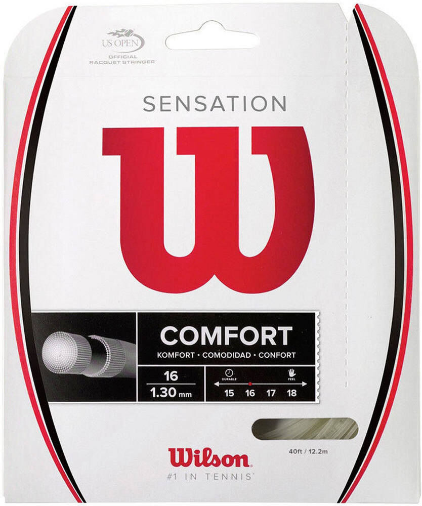 Wilson sensation ft 16-130  endordado cordaje tenis  (UNICA)