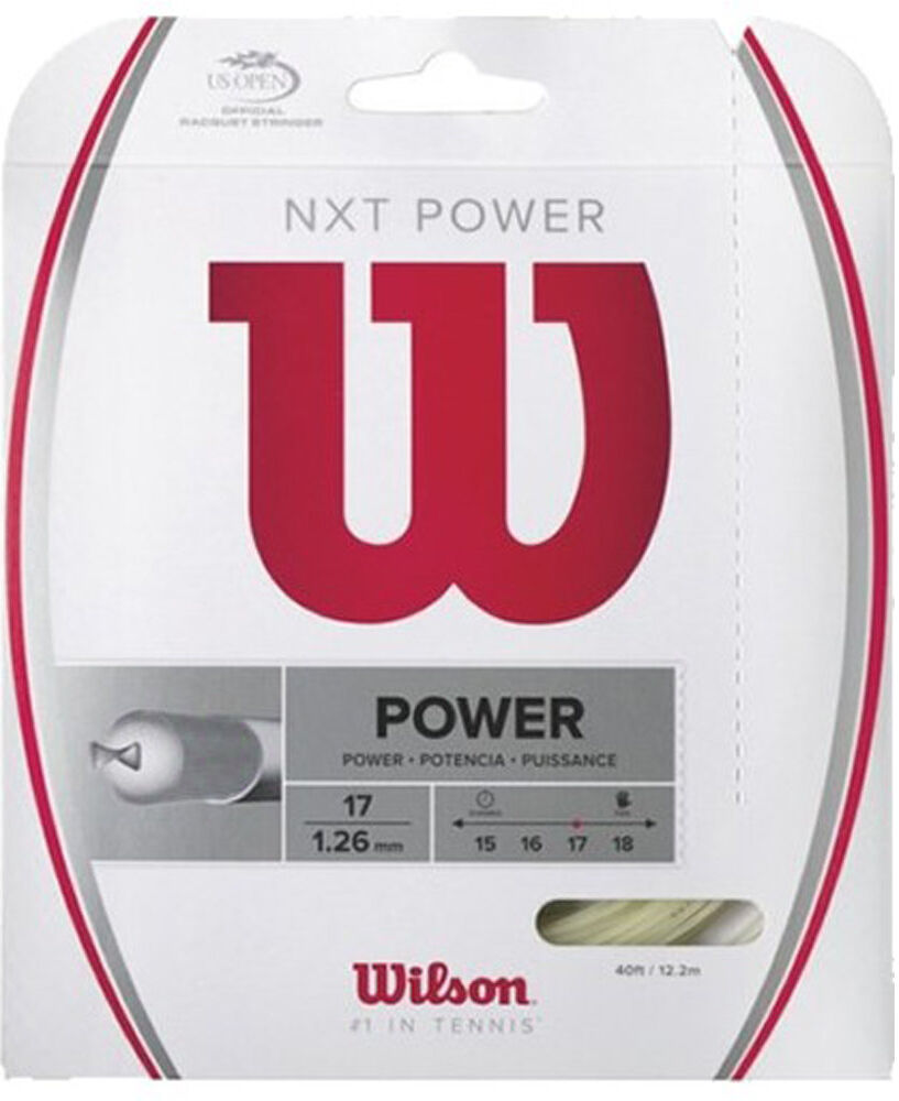 Wilson nxt power 17 cordaje tenis  (UNICA)