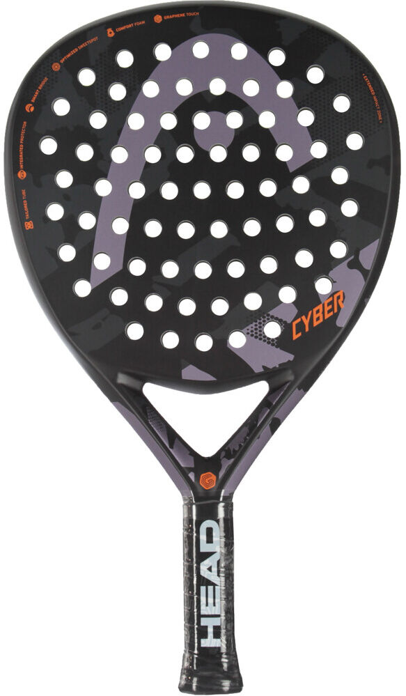 Head cyber bk pu fs pala pádel adulto  (UNICA)