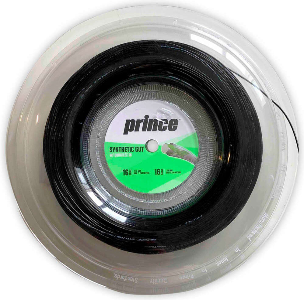 Prince cordaje synthetic gut w/ duraflex 16 200m cordaje tenis  (UNICA)