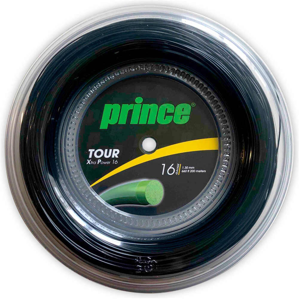 Prince cordaje tour xp 16 200m cordaje tenis Negro (UNICA)