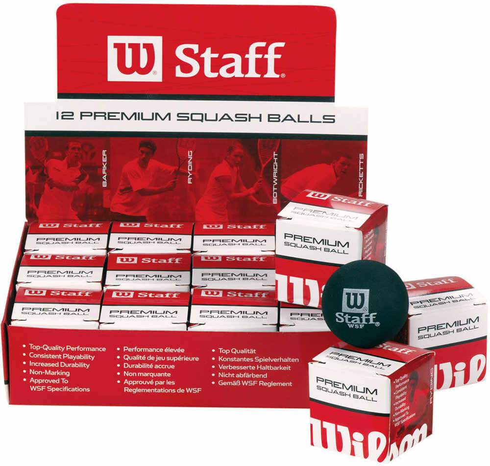 Wilson Pelotas squash staff squash ball am