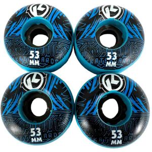 Kriptonics ruedas skateboard 53mm pack 4 ruedas skate Azul (UNICA)