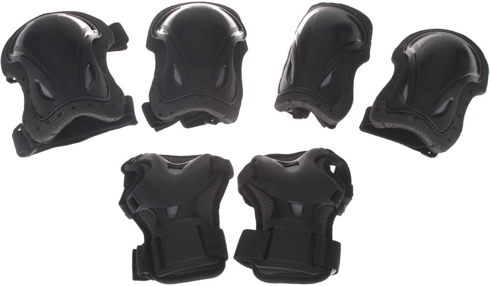 Rollerblade skate gear 3 pack set protección skate Negro (XL)