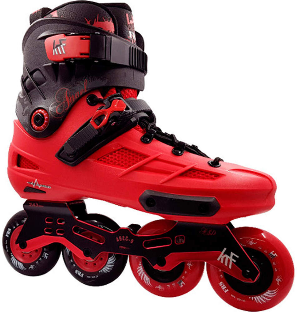 Krf patin b frs angel 4x80new frame patines en linea hombre Rojo (40)