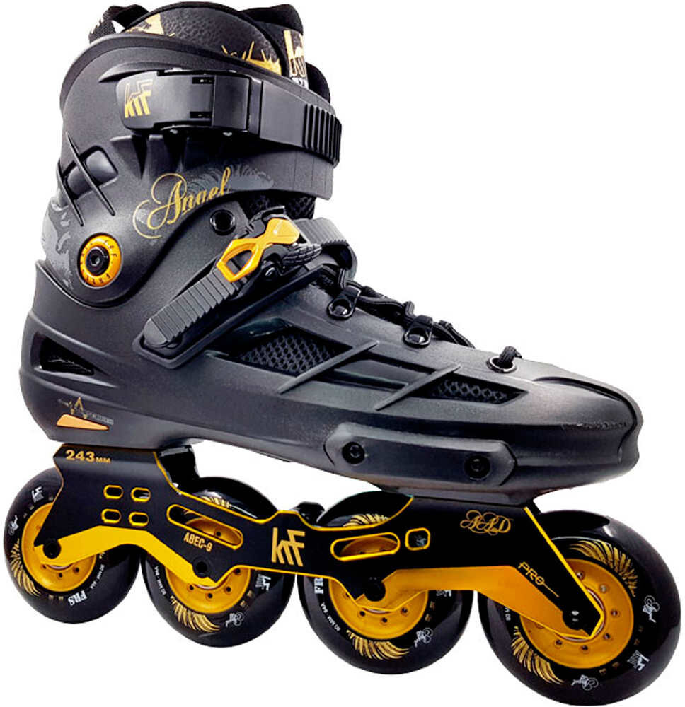 Krf patin b frs angel 4x80new frame patines en linea hombre Negro (41)