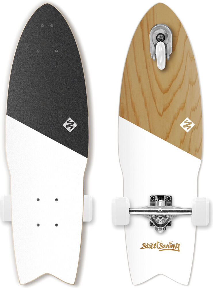 Street Surfing shark attack 30 koa white skate Blanco (UNICA)