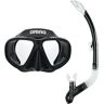 Arena set premium snorkelling set kit gafas y tubo snorkel Negro (UNICA)