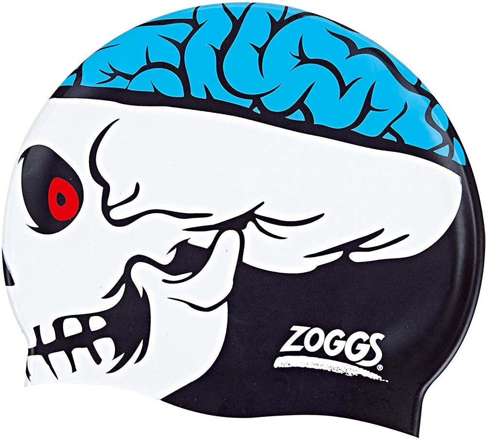 Zoggs junior character skull gorro natación niño Negro (UNICA)