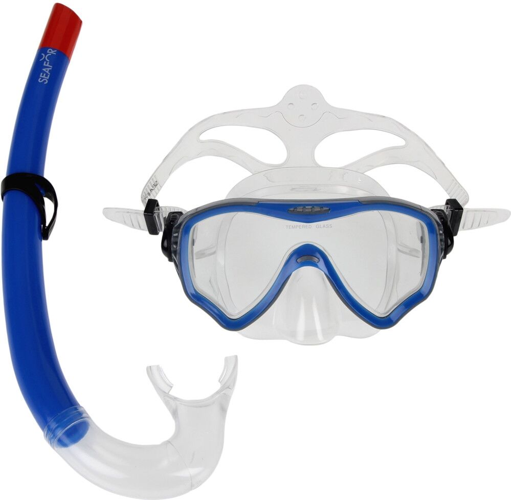 Seafor subsan kit gafas y tubo snorkel Azul (UNICA)