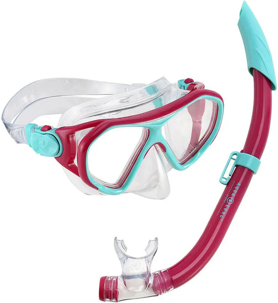 Aqualung combo urchin kit gafas y tubo snorkel niño Verde (UNICA)