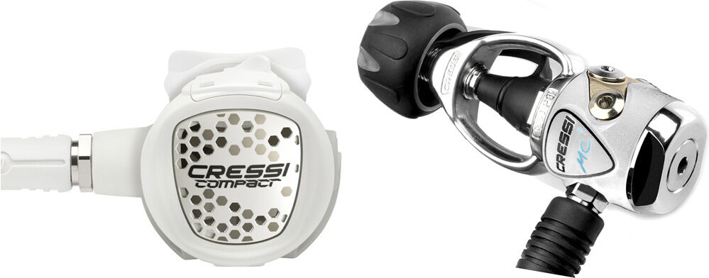 Cressi Sub xs compact mc9 int Blanco (UNICA)