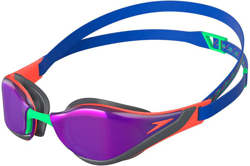 Speedo fastskin pure focus mirror gafas natación Azul (UNICA)