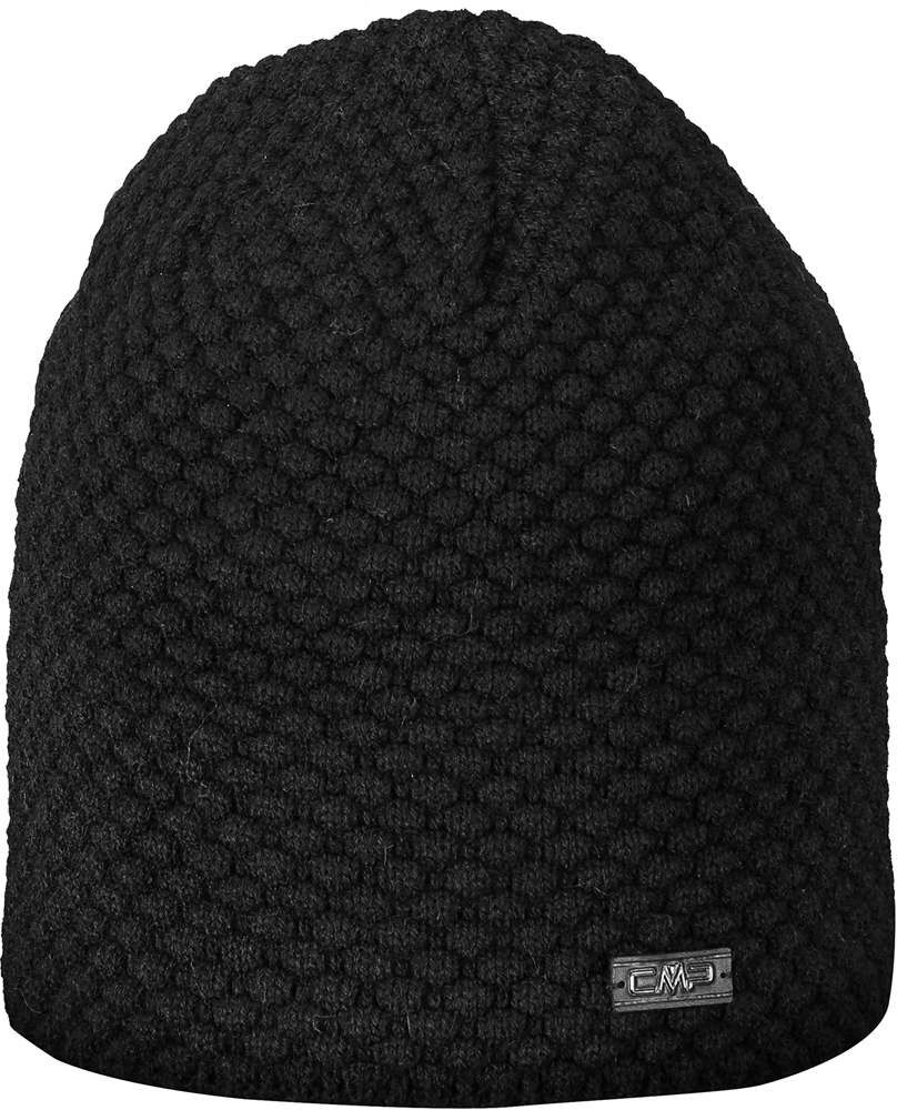 Cmp woman knitted hat gorro esqui mujer Negro (UNICA)