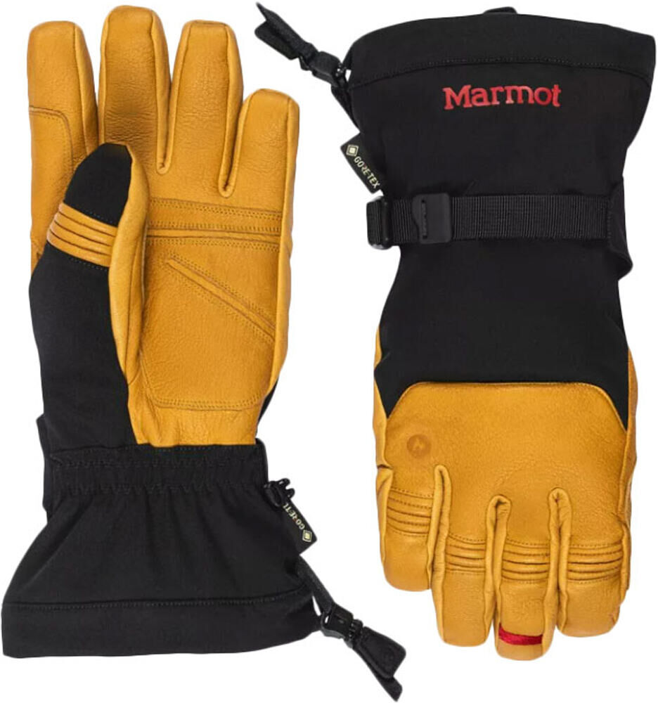 Marmot ultimate ski gore-tex guantes esquí hombre Negro