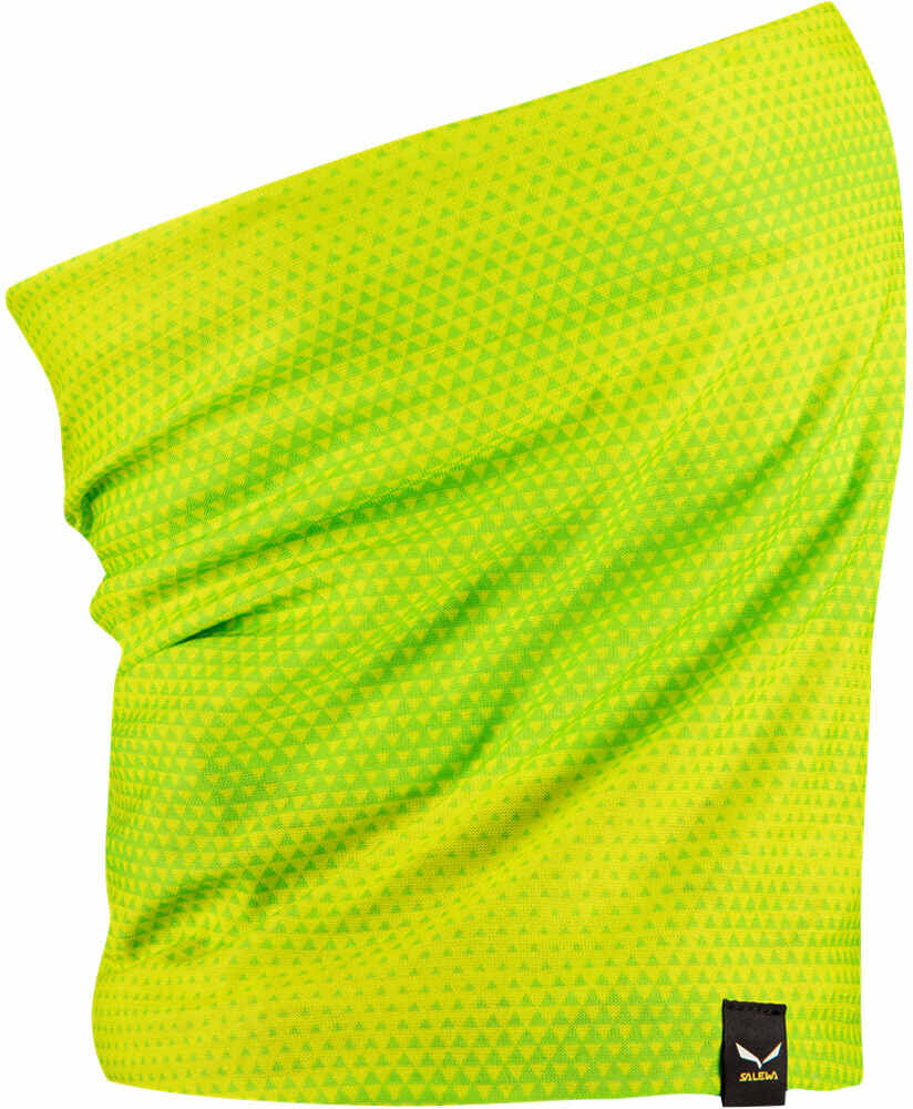 Salewa icono fluo headband tubular Verde (UNICA)