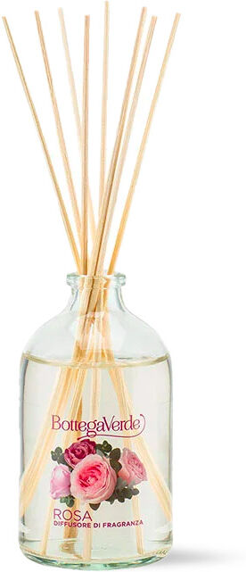 Bottega Verde Rosa - Difusor de fragancia con bastoncillos (100 ml) Bottega Verde Rosa - Difusor de fragancia con bastoncillos (100 ml)
