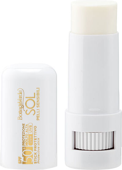 Bottega Verde Barra protectora - efecto barrera - protección especial para pieles sensibles - con aceite de Jojoba - protección muy alta SPF50+ (9 ml) - resistente Bottega Verde Barra protectora - efecto barrera - protección especial para pieles sensibles - con aceite de Jojoba - protección muy alta SPF50+ (9 ml) - resistente