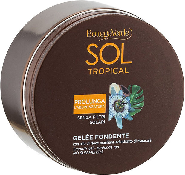 Bottega Verde SOL Tropical - Gel fundente - bronceado dorado y uniforme - con aceite de Nuez de Brasil y extracto de Maracuyá - sin filtros solares (200 ml) - prolo Bottega Verde SOL Tropical - Gel fundente - bronceado dorado y uniforme - con aceite de Nuez de Brasil y extracto de Maracuyá - sin filtros solares (200 ml) - prolo