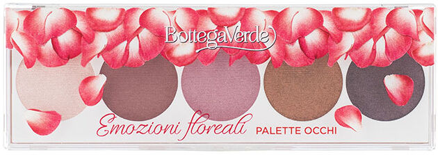 Bottega Verde Emozioni floreali - Paleta de sombras con extracto de Rosa