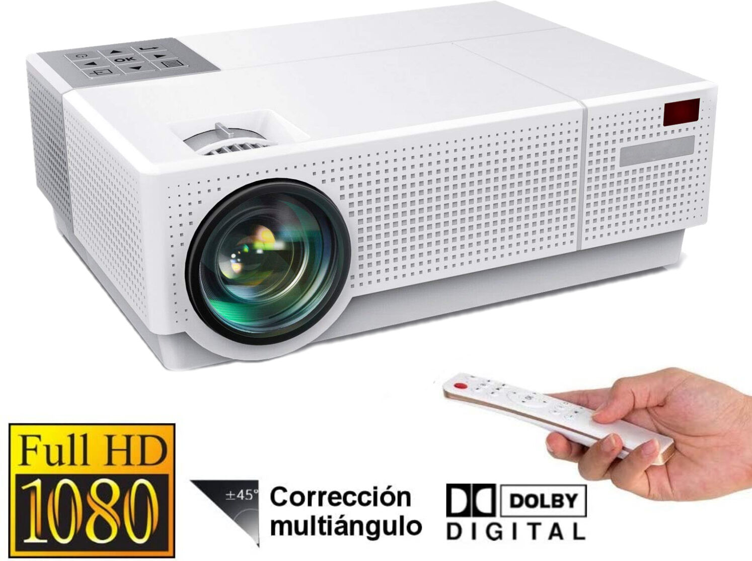 Luximagen FUHD230 (1920x1080) 6.800 lúmenes, Keystone digital (B Luximagen FUHD230 (1920x1080) 6.800 lúmenes, Keystone digital (B