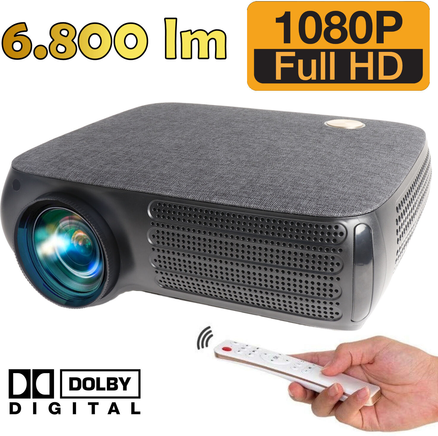 Seelumen FH810 1920x1080 Nativo 6.800 lúmenes LED, Dolby Digital