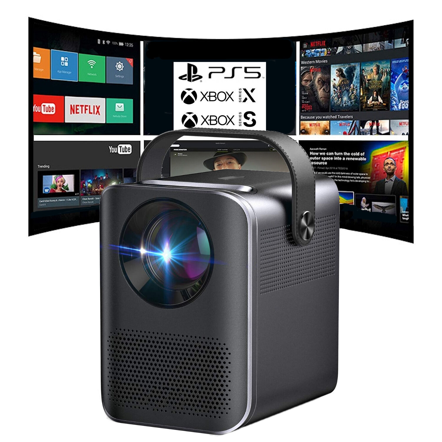 Unicview FHD1000 FULLHD (Wifi, Bluetooth, Silencioso) Negro