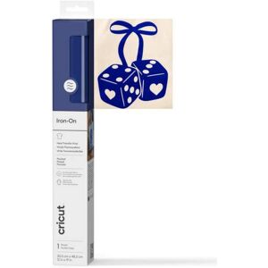 Vinilo de transferencia térmica Cricut Flocked Iron-On azul mate lavable 305 mm x 483 mm Vinilo de transferencia térmica Cricut Flocked Iron-On azul mate lavable 305 mm x 483 mm