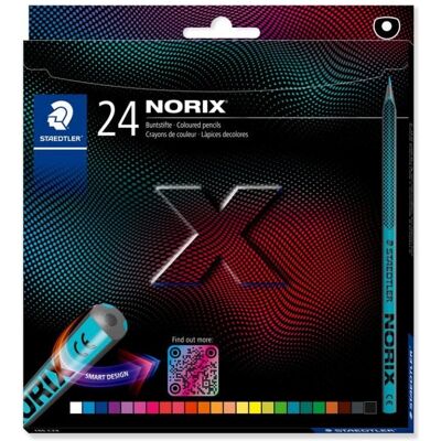 Lápiz de colores Staedtler 186 C24 24 piezas colores surtidos mango antideslizante Lápiz de colores Staedtler 186 C24 24 piezas colores surtidos mango antideslizante