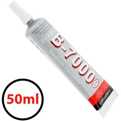 generica 3 Unidades Pegamento B7000 Tamaño 50ml Transparente Reparacion Móvil generica 3 Unidades Pegamento B7000 Tamaño 50ml Transparente Reparacion Móvil