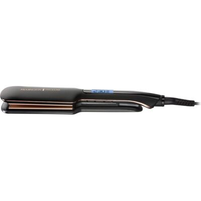 Plancha alisadora Remington S9150B - Negro, Placas más anchas 2x, Tecnología digital Plancha alisadora Remington S9150B - Negro, Placas más anchas 2x, Tecnología digital