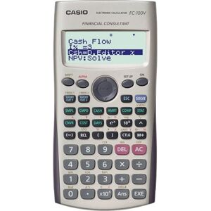 Calculadora Casio Fc-100v Financiera 4 Lineas 10+2 Digitos Con Tapa Calculadora Casio Fc-100v Financiera 4 Lineas 10+2 Digitos Con Tapa