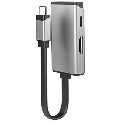 Estación de acoplamiento USB-C Plata con HDMI y 100W Estación de acoplamiento USB-C Plata con HDMI y 100W