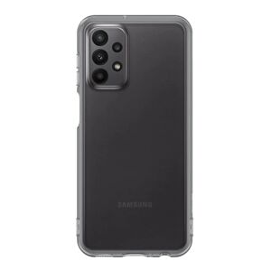 Samsung Soft Clear Cover para Galaxy A23 Negra