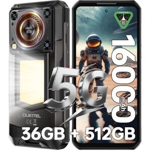 Oukitel WP56 5G 12GB 6.8" 512GB Negro batería 16000 mAh Oukitel WP56 5G 12GB 6.8" 512GB Negro batería 16000 mAh