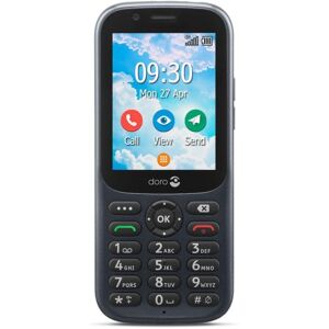 Teléfono móvil Doro 730X Dual SIM 4G 2.8" 3MP 1600mAh Grafito resistente Teléfono móvil Doro 730X Dual SIM 4G 2.8" 3MP 1600mAh Grafito resistente