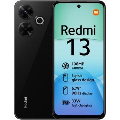 Xiaomi REDMI 13 4G 6GB 128GB 6.79" Negro Medianoche Xiaomi REDMI 13 4G 6GB 128GB 6.79" Negro Medianoche