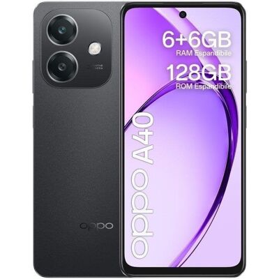 OPPO A40 4G 6.67" 128GB 4GB Negro batería larga duración OPPO A40 4G 6.67" 128GB 4GB Negro batería larga duración